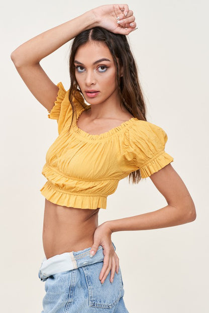 Mellow Yellow Crop Top