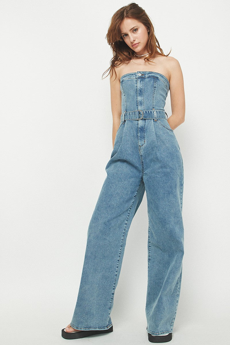 Wide-Leg Wonder Denim Jumper