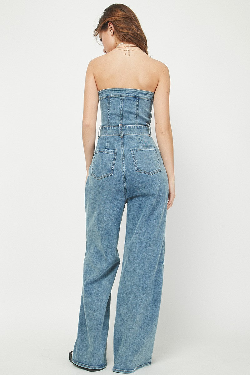 Wide-Leg Wonder Denim Jumper