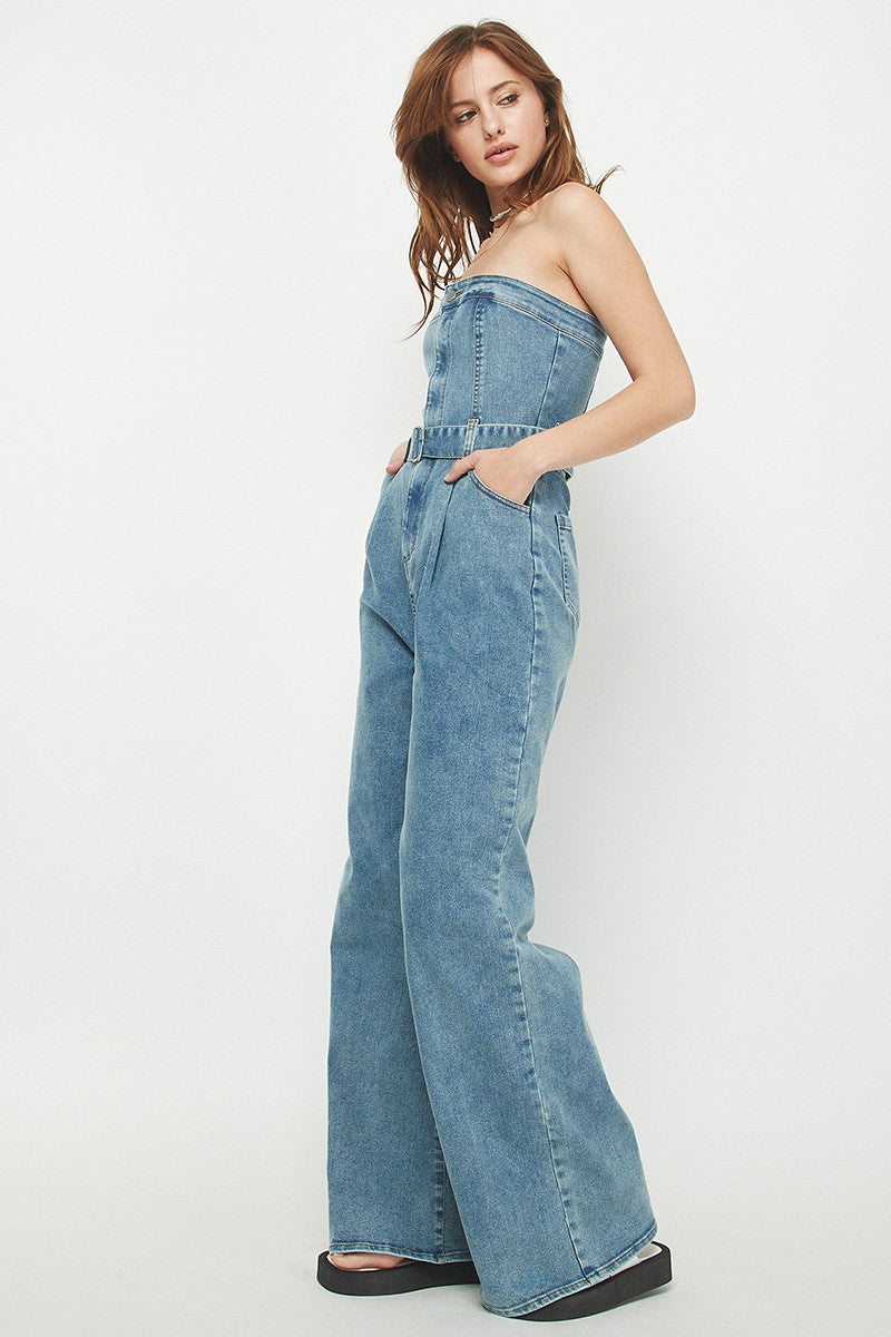 Wide-Leg Wonder Denim Jumper