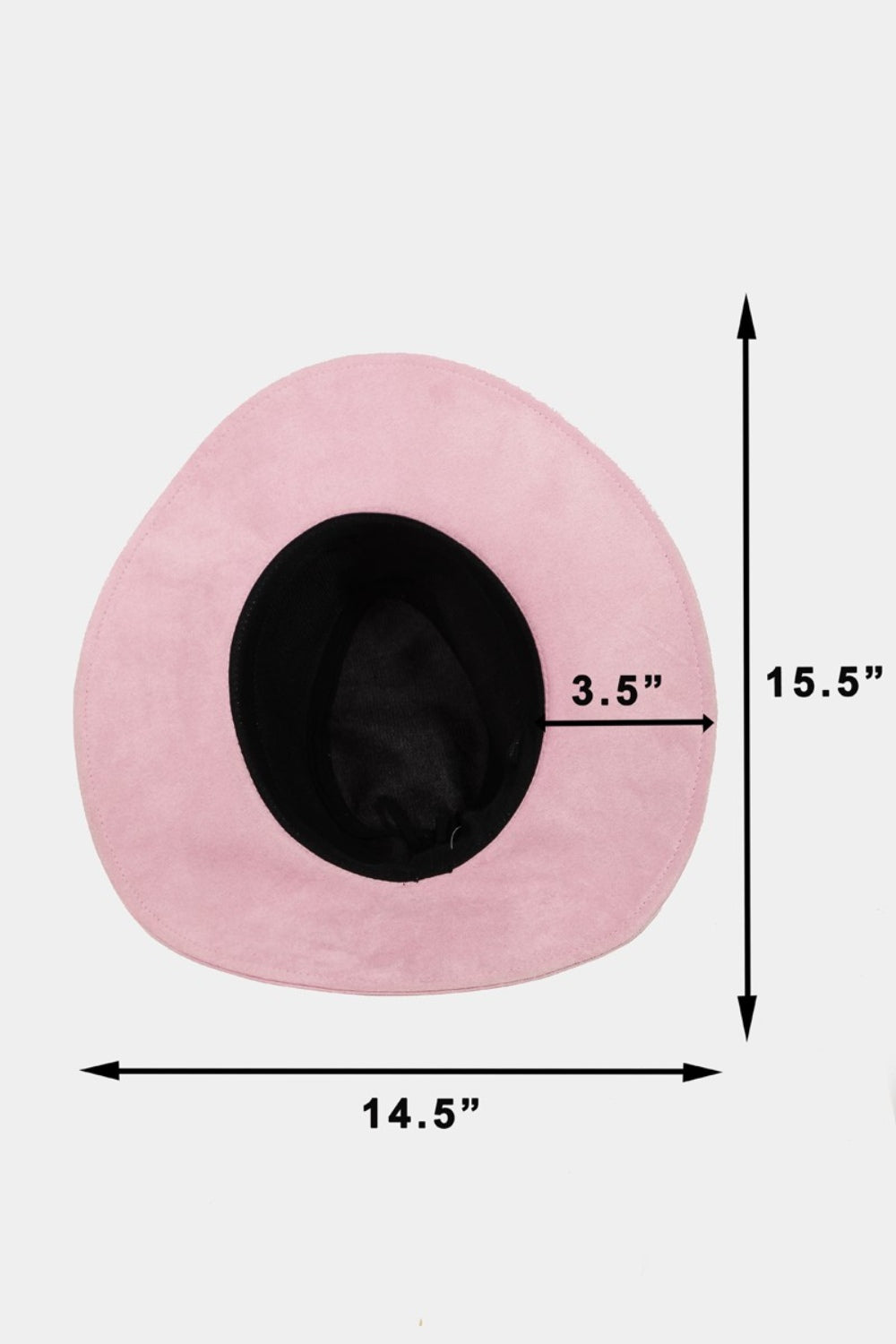 Sombrero de gamuza sintética Rose Rustler