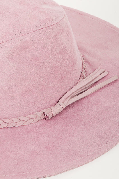 Rose Rustler Faux Suede Hat