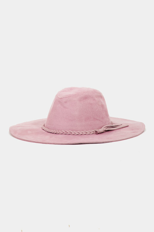 Rose Rustler Faux Suede Hat